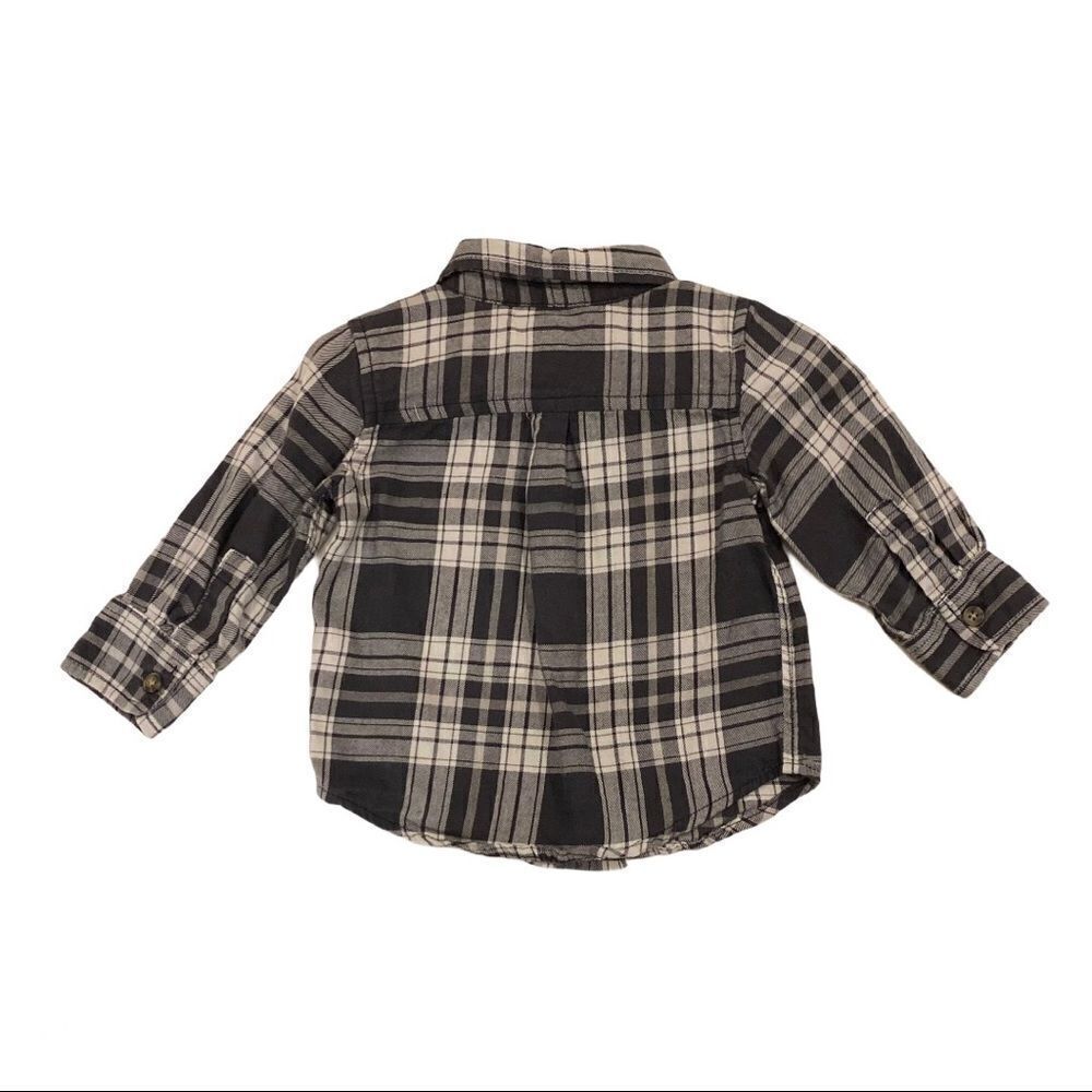 Boys Long Sleeve Button Down Shirt with Bow Tie - Picture 4 of 4